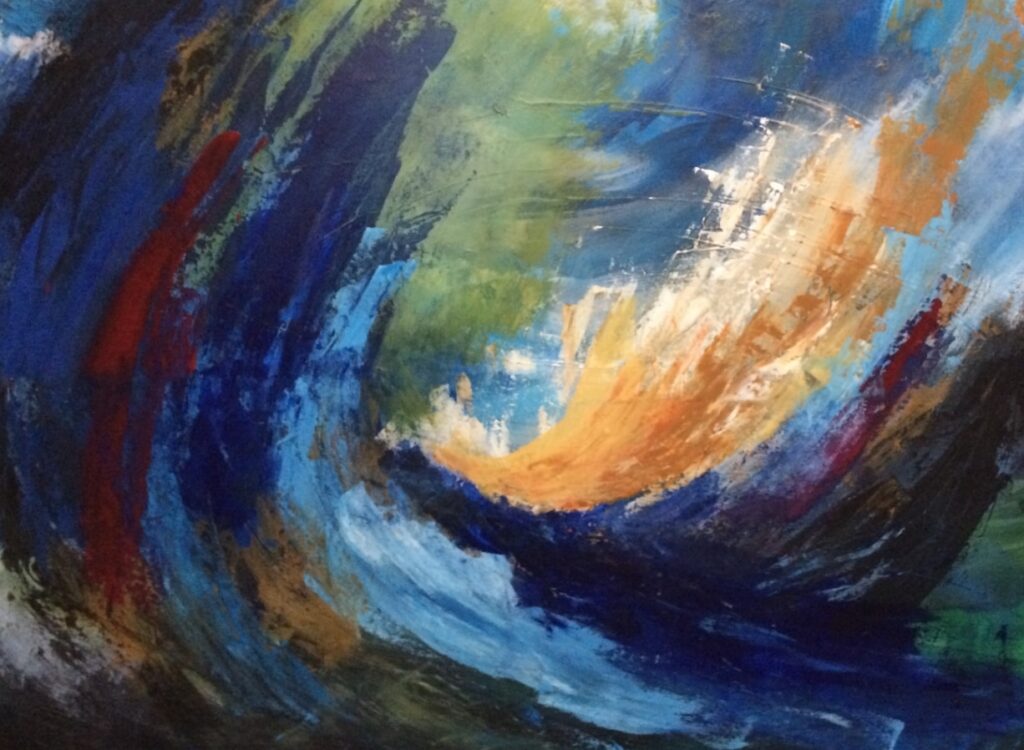 Abstraction II, 2014. Acrylique sur toile