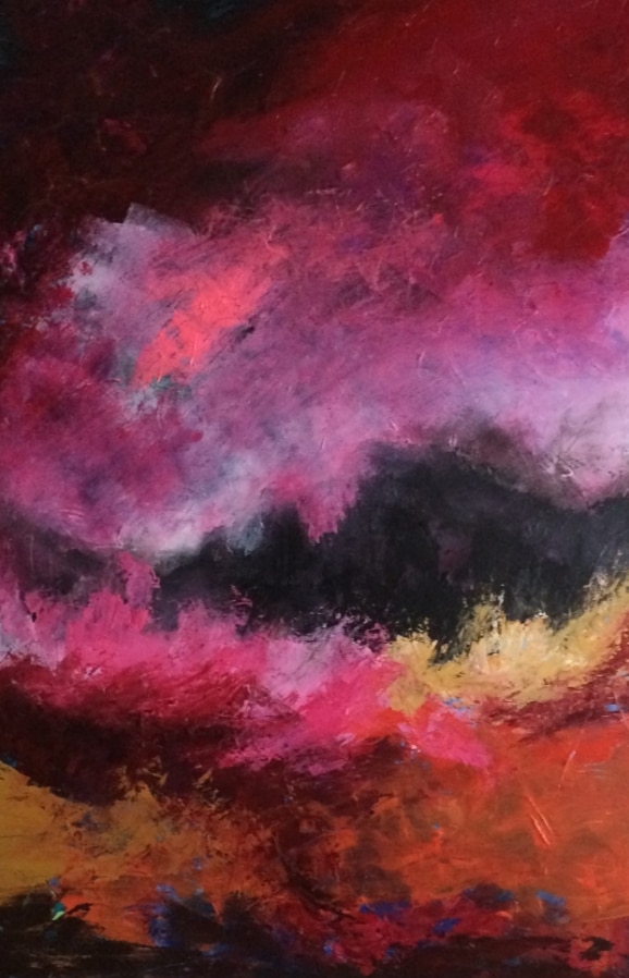Abstraction III, 2015. Acrylique sur toile