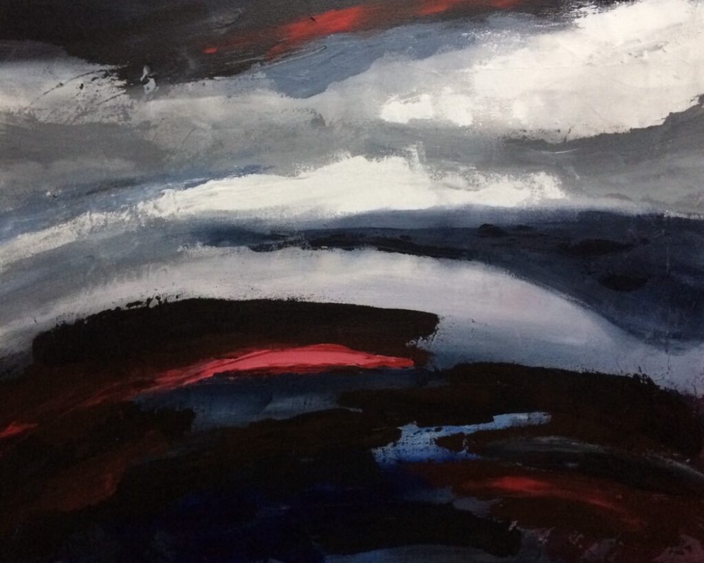 Abstraction IV, 2015. Acrylique sur toile