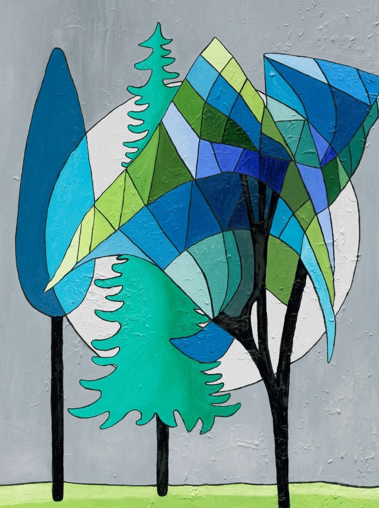 Brise Boréale, 2024. Huile sur toile