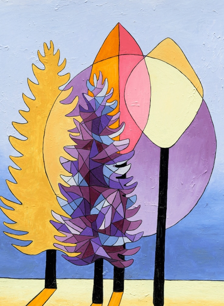 Équilibre Lumineux, 2024. Huile sur toile