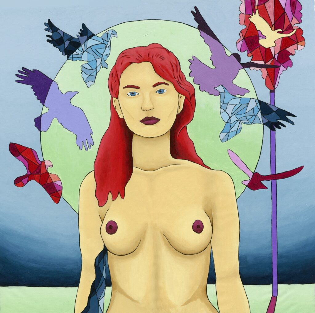 Esprit Sauvage, 2025. Acrylique sur toile