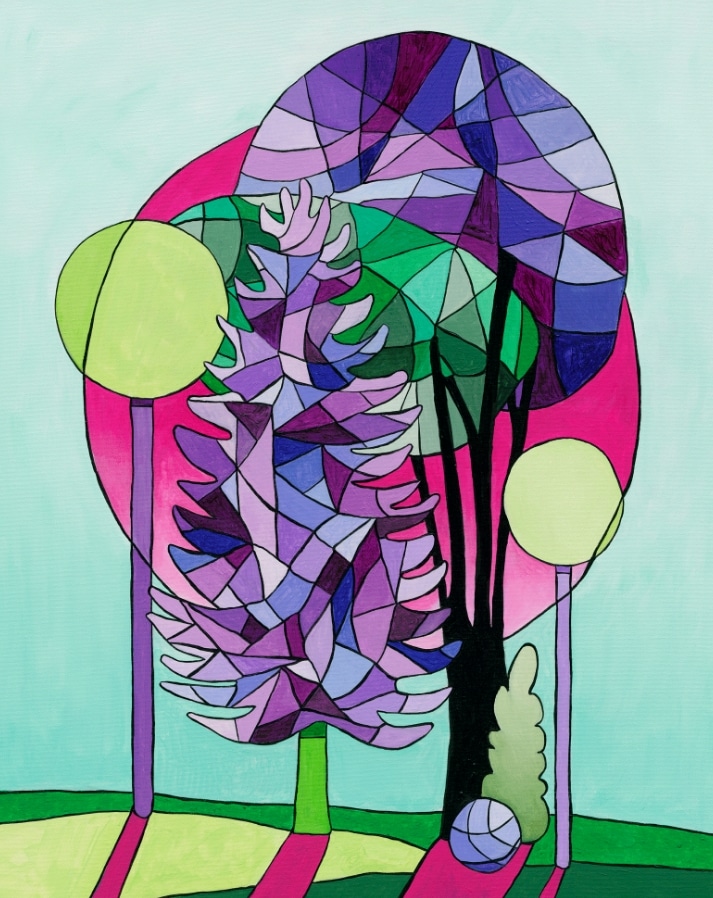Harmonie Chromatique, 2024. Acrylique sur toile