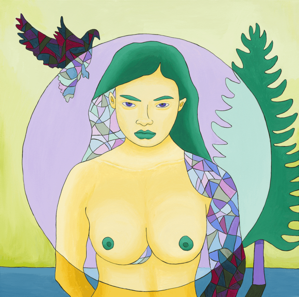 L'envol intérieur, 2025. Acrylique sur toile