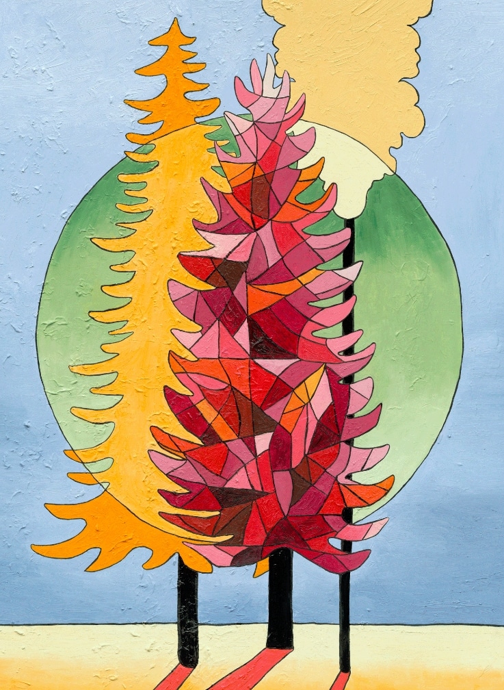 Lumière d'Automne, 2024. Huile sur toile