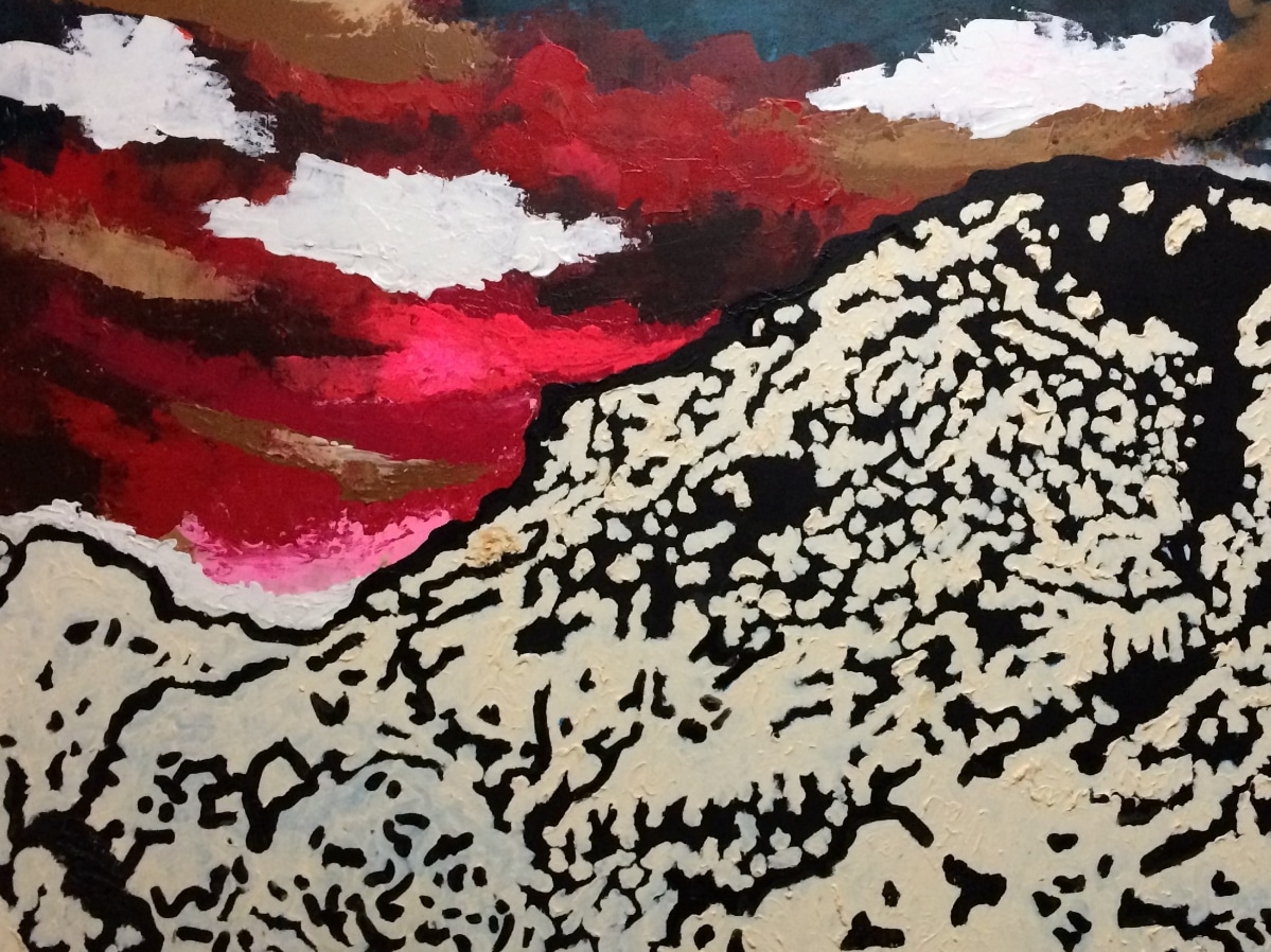Montagne I, 2019. Huile et acrylique sur toile