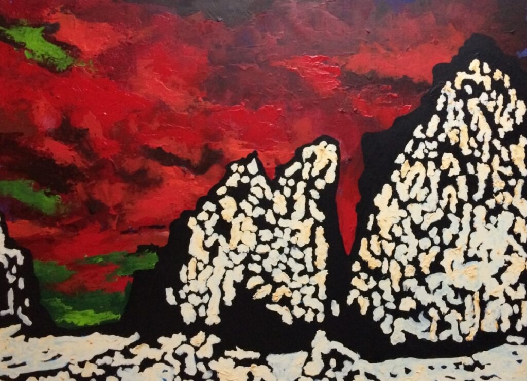 Montagne III, 2019. Huile et acrylique sur toile