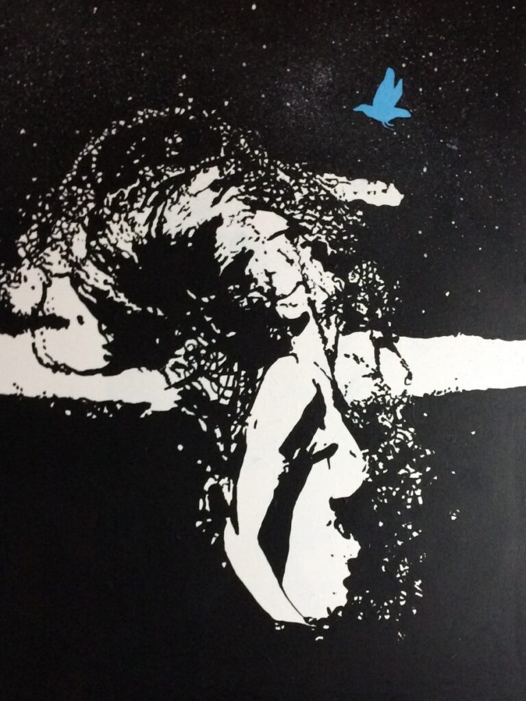 Nuit, 2019. Acrylique sur toile