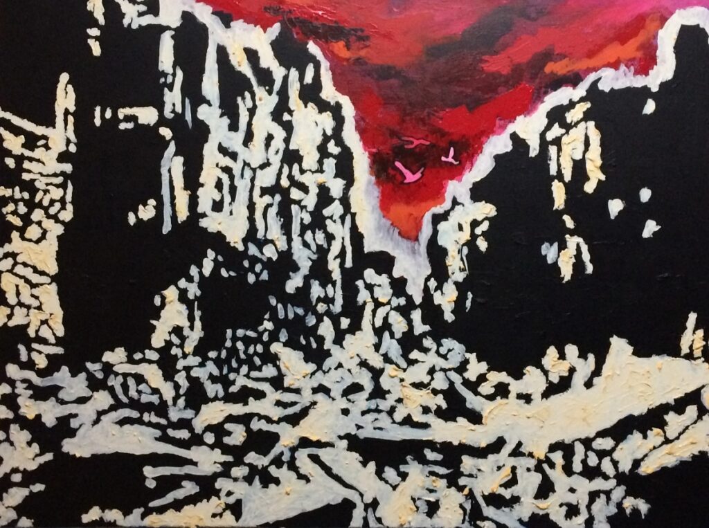 Ruine VI, 2023. Huile et acrylique sur toile