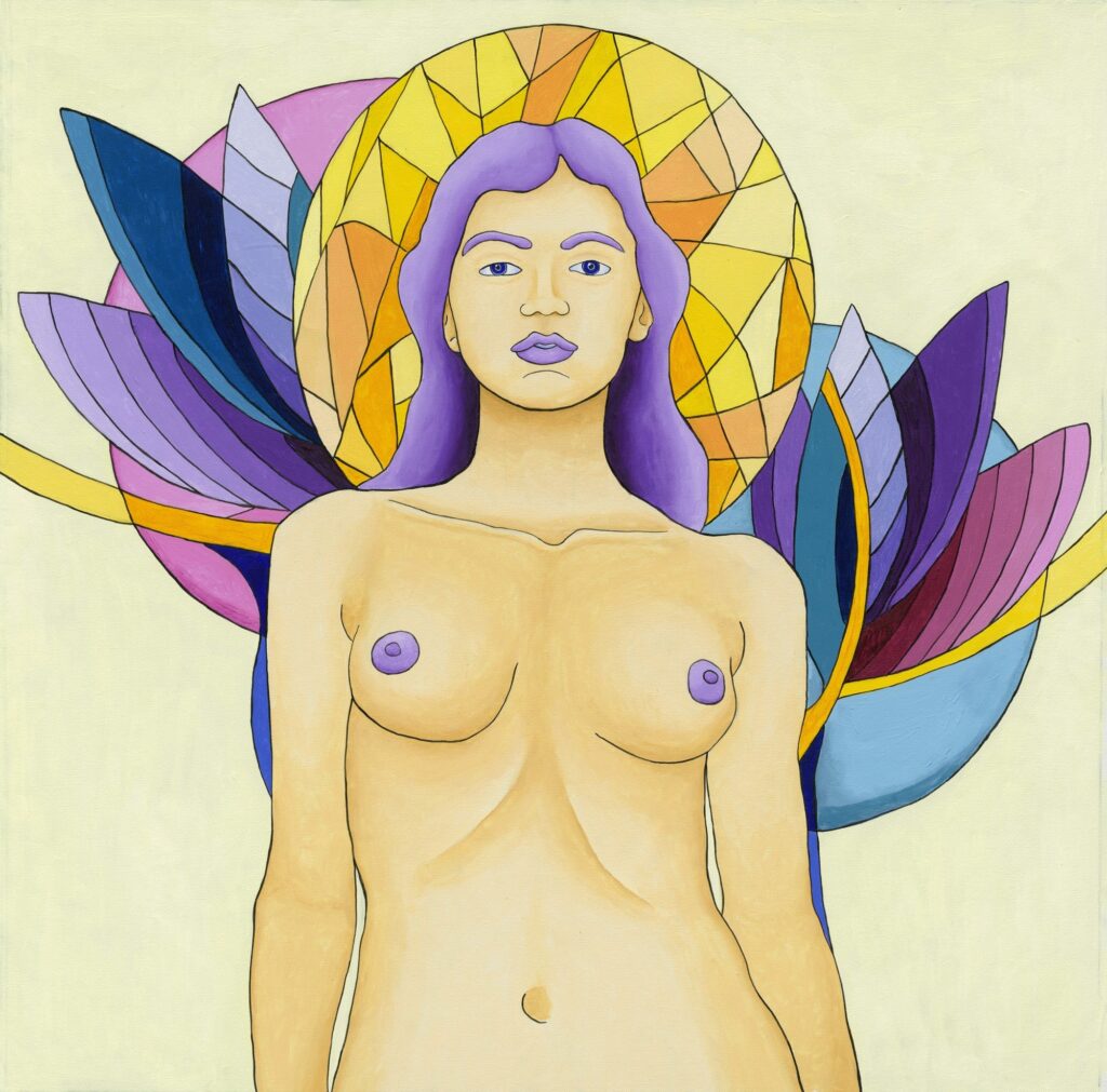 Soleil de Vénus, 2025. Acrylique sur toile